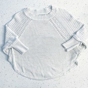 LOFT White Knit Sweater